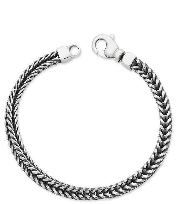 ジェームズ エイヴリー メンズ アクセサリー カフスボタン James Avery Mensquare Foxtail Bracelet Sterling Silver シルバー