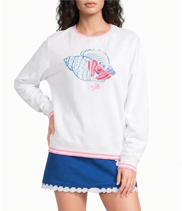 リリーピュリッツァー レディース アウター パーカー・スウェット クルーネック パイル シャツ Lilly Pulitzer Ballad Beach Comber Terry Society Cra 27,170円