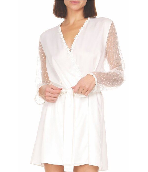 フローラニクルーズ レディース アンダーウェア ナイトウェア Flora Nikrooz Showstopper Wrap Robe Ivory アイボリー