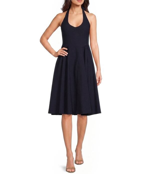 ハニーアンドロージー レディース トップス ワンピース Vネック ひざ丈 ホルター Honey and Rosie Halter VNeck FitAndFlare Knee Length Dress