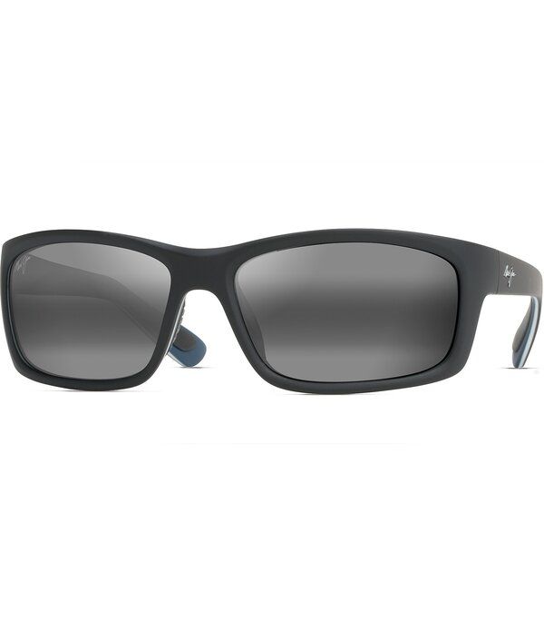 マウイジム メンズ アクセサリー サングラス・アイウェア プラスサイズ Maui Jim Kanaio Coast PolarizedPlus2R Wrap 61mm Sunglasses Matte