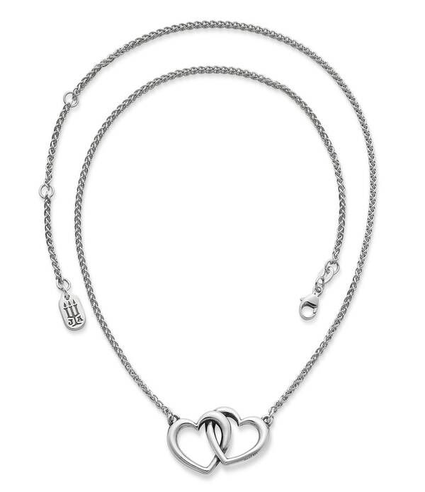 ジェームズ エイヴリー レディース アクセサリー ネックレス・チョーカー レース James Avery Sterling Silver Double Heart Linked Necklace St 38,870円
