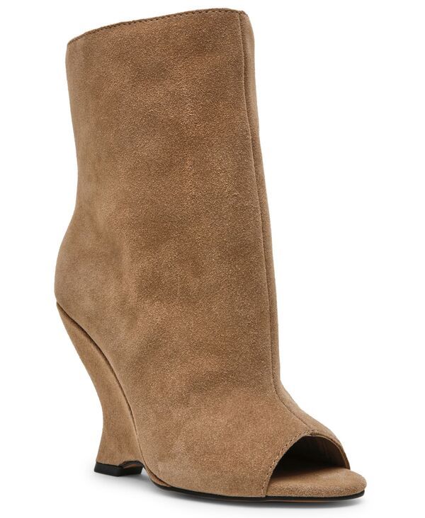 スティーブ マデン レディース シューズ ブーツ・レインブーツ Steve Madden Womens Rylix Sculpted Wedge Booties Taupe Suede トープ