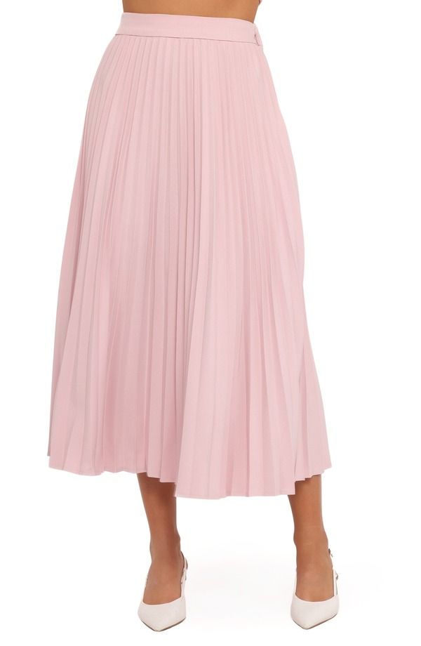 ペタルアンドパップ レディース ボトムスカート ハイウエスト プリーツ ミディ Petal Pup Liliana Pleated High Waist Midi Skirt PINK ピンク