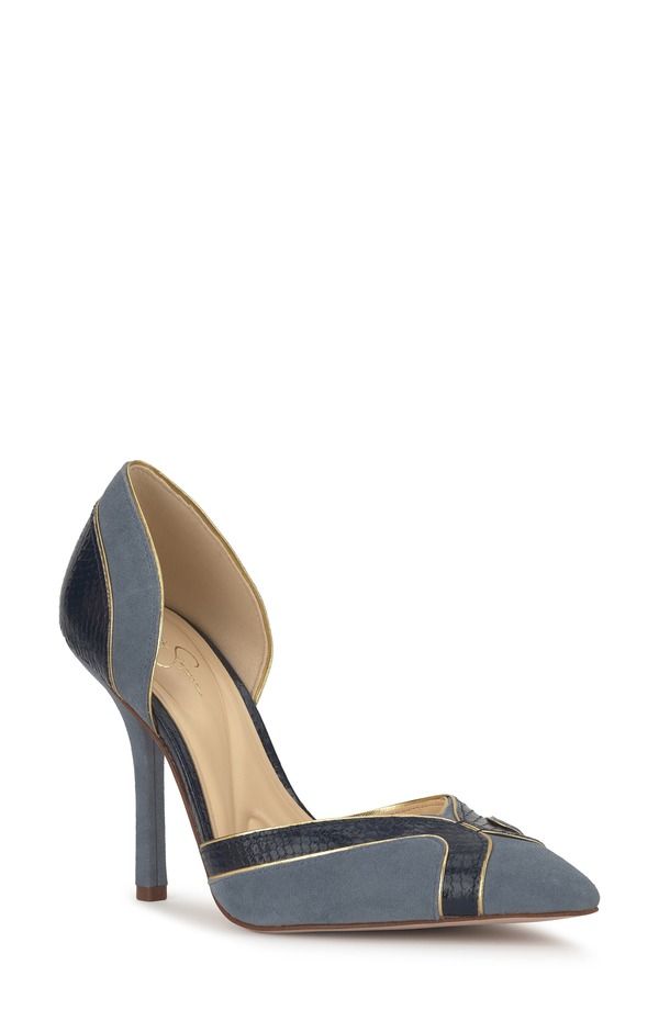ジェシカシンプソン レディース シューズ パンプス Jessica Simpson Vuley dOrsay Pump ASH BLUE DARK NIGHT アッシュ