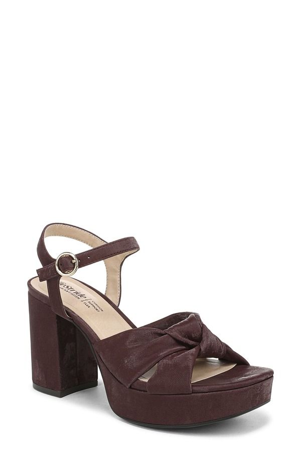 ライフストライド レディース シューズ サンダル プラットフォーム アンクル LifeStride August Ankle Straplatform Sandal Women PLUM プラム