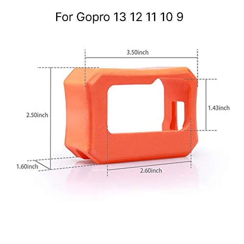 GoPro Hero 9/10/11/12/13 Floating Cover Compatible with Water Sports