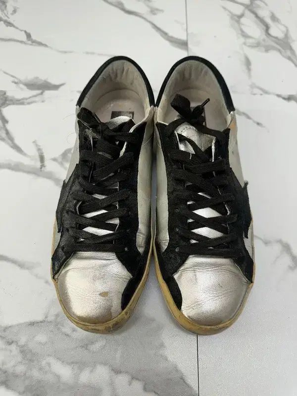 GOLDEN GOOSE ゴールデングース Superstar シルバー スニーカー