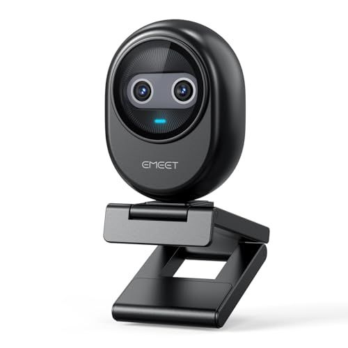 EMEET Piko webカメラ 4K 世界初のデュアルカメラ搭載 AIオートフォーカス 3マイクアレイ&3種類の集音モード 配信用ウェブカメラ クリップベース付き プレゼント ストリーミングやデスクセットアップに最適 ブラック送料無料 97921347 11,282円