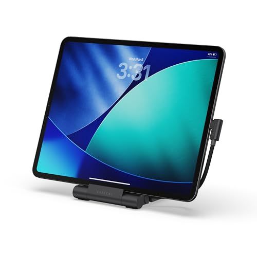Satechi USB-C スタンド ハブ、4K@60Hz HDMIディスプレイ拡張 ＆ 100W Power Delivery充電搭載 折りたたみ式ワークステーション タブレット、ノートパソコン ＆ スマートフォン用 (最大13インチまで対 634614f4 15,185円