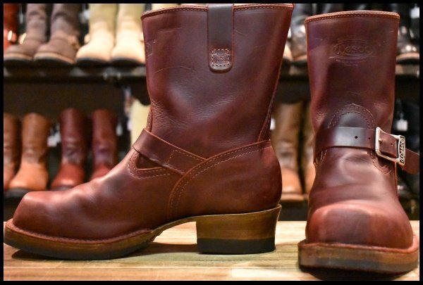 【10EE 良品 19年】WESCO ウエスコ カスタムボス バーガンディクロム 8インチハイト ビブラム705 エンジニア ブーツ BOSS HOPESMORE 【GG380】 59,520円