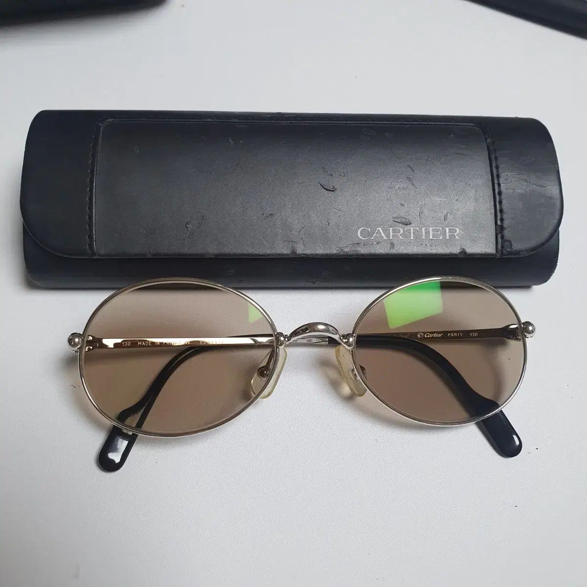 正規品 カルティエ トリニティ 円型 サングラス
