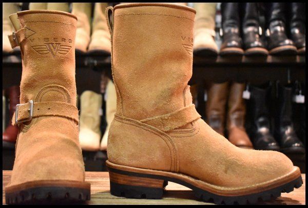 UK7 美品】VIBERG ヴァイバー 83 エンジニア スエード ラフアウト 