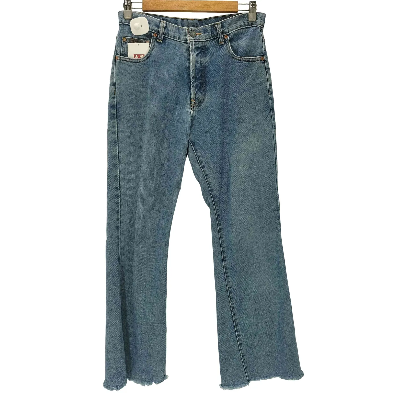 カルバンクライン CALVIN KLEIN 00S OLD フリンジ フレア デニム 