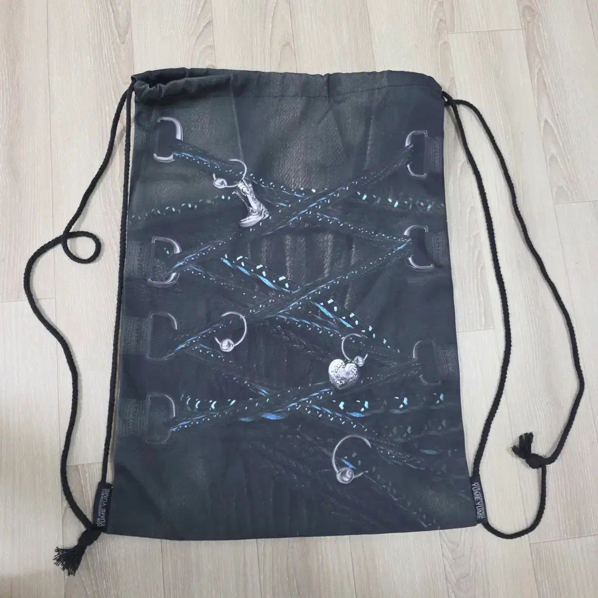 YUME YUME ドローストリングバッグ ブラック 10,480円