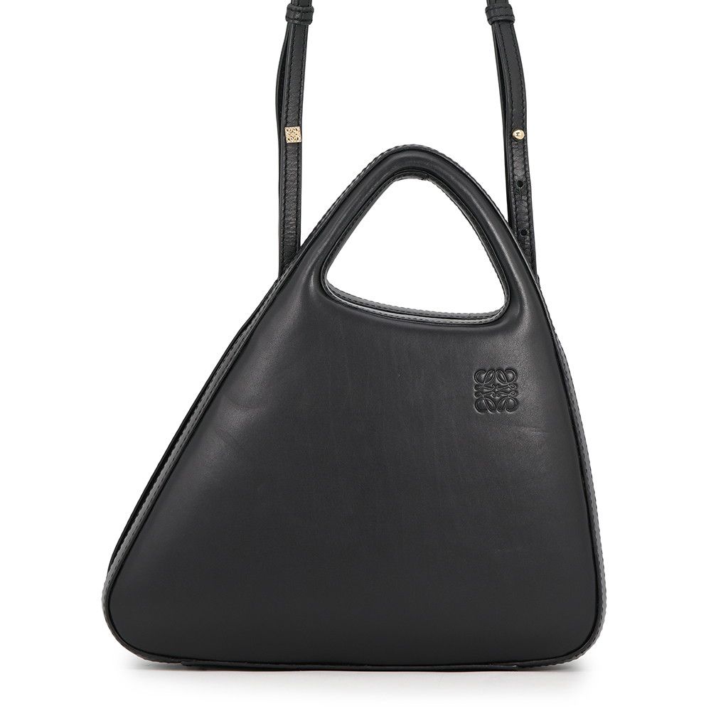 ロエベ ハンドバッグ アーキテクト A バッグ ソフトナチュラルカーフスキン LOEWE 2wayショルダーバッグ 黒 117,950円