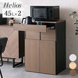 トレー付きダストボックス Helios（ヘリオス）45L×2 インテリア雑貨 ゴミ箱 ダストボックス DB-F2300 ゴミ箱 スタイリッシュ デザイン 木目柄