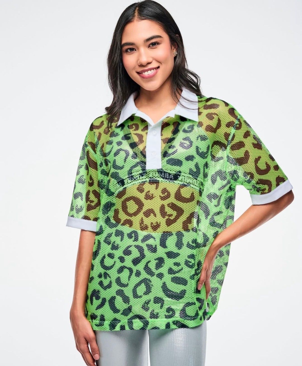 Dale-Z Oversized Mesh Polo ズンバ 正規品 ZUMBA