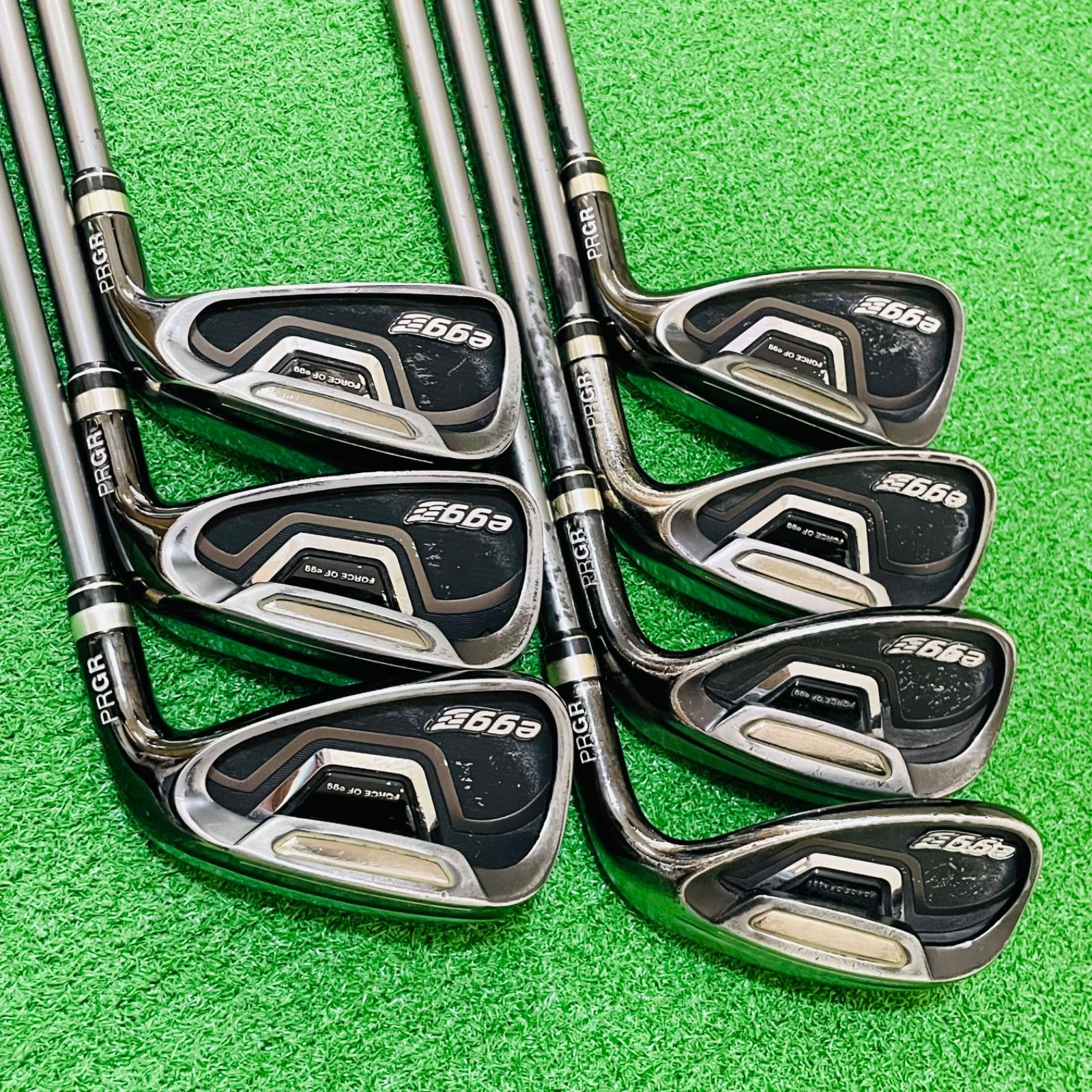 424 PRGR egg 2015 プロギア レディース 女性用 アイアン7本セット M-30 フレックスL 7.8.9.P.A.AS.S 送料無料 匿名配送