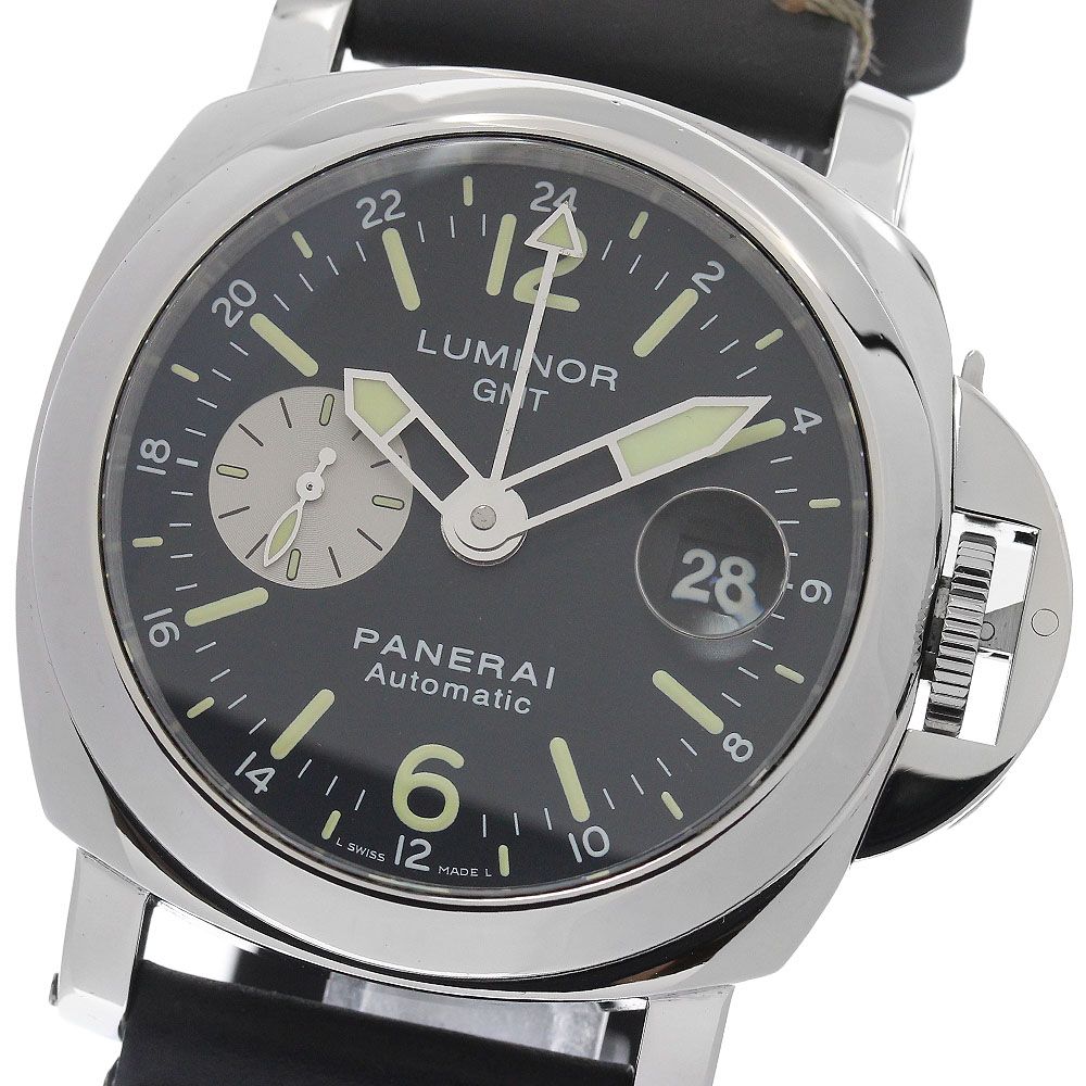 パネライ PANERAI PAM00088 ルミノール GMT デイト スモールセコンド 自動巻き メンズ 箱・保証書付き_973062