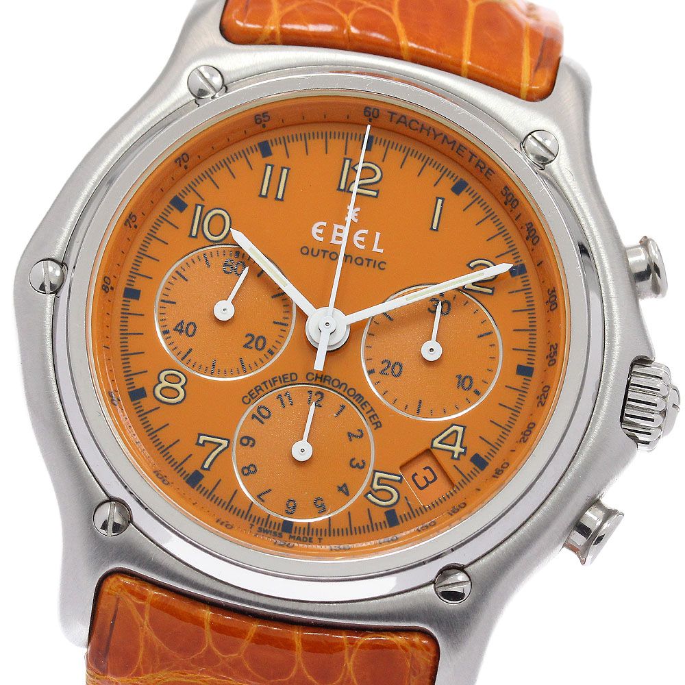エベル EBEL E9137240 1911 モデュロール クロノグラフ 自動巻き メンズ 箱・保証書付き_973898