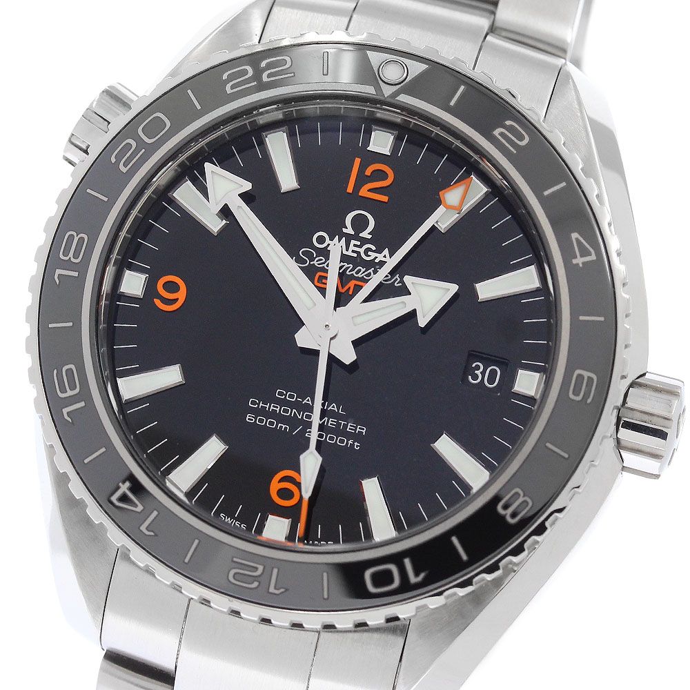 オメガ OMEGA 232.30.44.22.01.001 シーマスター600 プラネットオーシャン GMT 自動巻き メンズ 美品 _973447