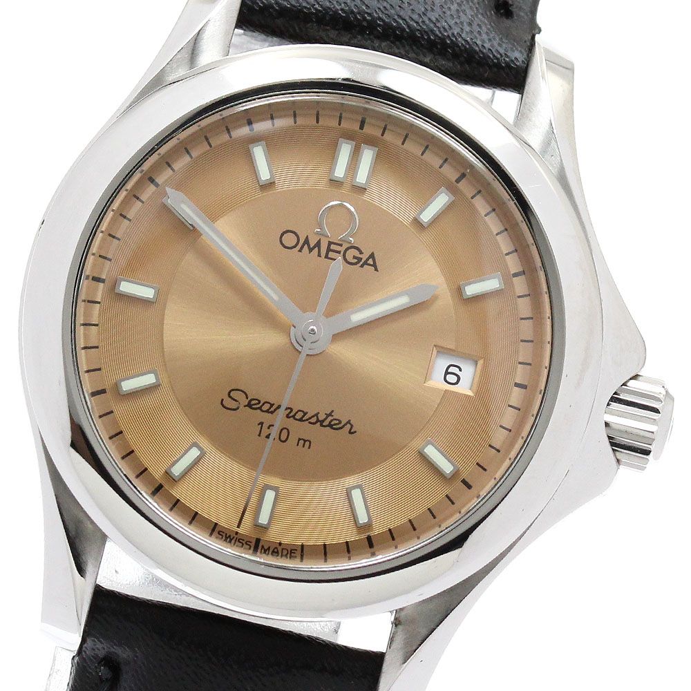 オメガ OMEGA 2571.62 シーマスター120 デイト クォーツ レディース 良品 _968544 67,265円
