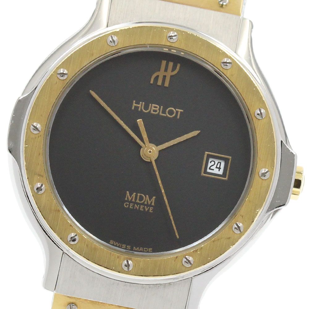 ウブロ HUBLOT 1391.2 MDM クラシック K18YGベゼル クォーツ レディース _972208