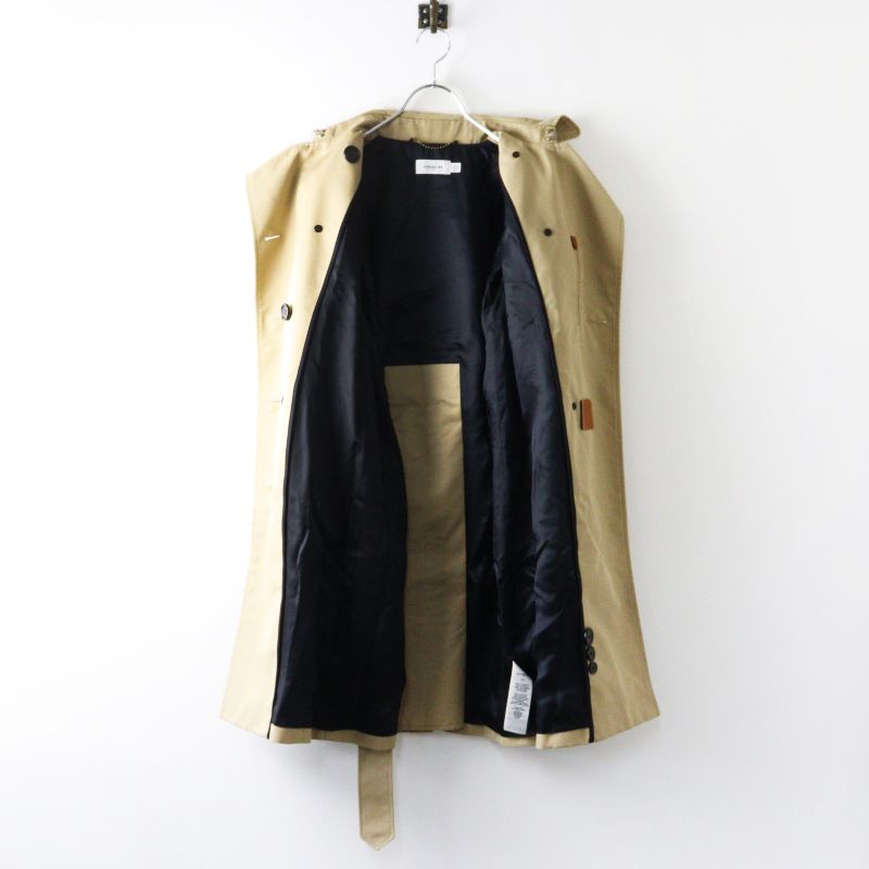 [期間限定セール]コーチメンズ　ダブルブレストトレンチコート　ベージュ　M JPタグ コーチ COACH ダブルブレスト トレンチコート 2□ベージュ