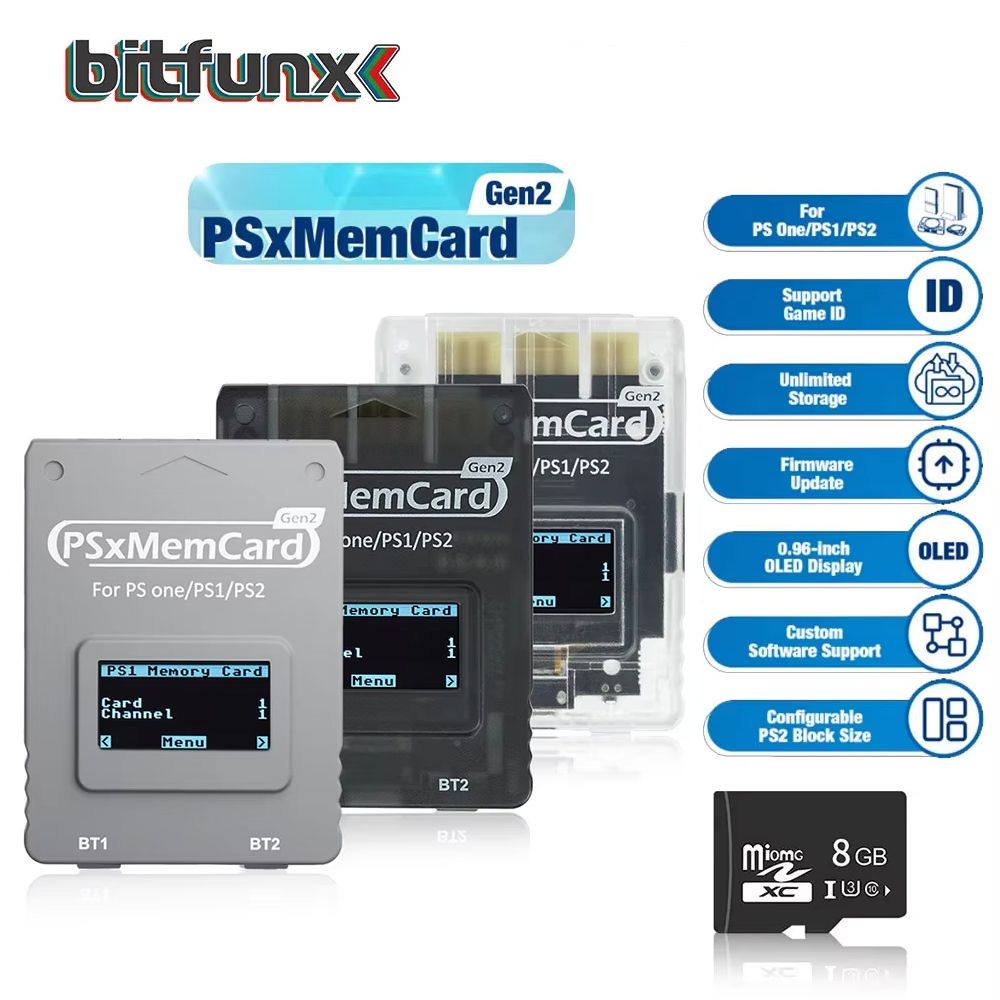 BitFunx PSxMemCard Gen2 SD2PSX メモリーカード PS1/PS2用 8,080円