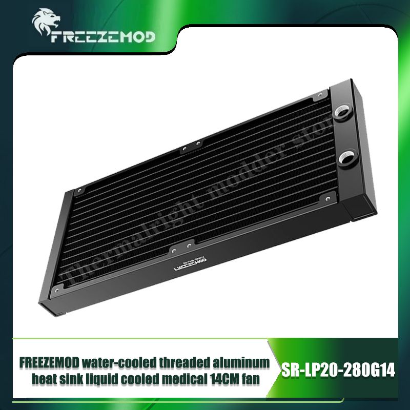 Freezemod 280 ラジエーター アルミニウム ウォータークーラー ブラック SR-LP20-280G14 6,216円
