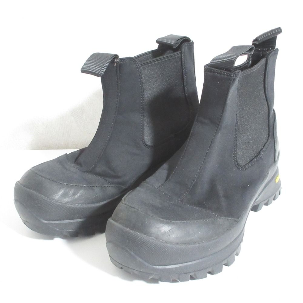 美品 nagonstans ナゴンスタンス Bonding BOOTS ボリュームソール サイドゴアブーツ サイズ24cm ブラック レディース 古着 中古 USED