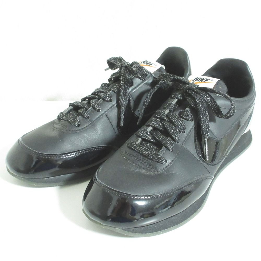 Good Condition NIKE Nike Black Comme des Garcons Nighttrack Sneakers AQ3695-001 Size 23.5 cm Black Ladies Used Clothes Used Used