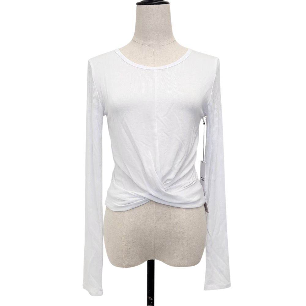 未使用 Alo Yoga COVER LONG SLEEVE TOP 長袖 カットソー ヨガウェア