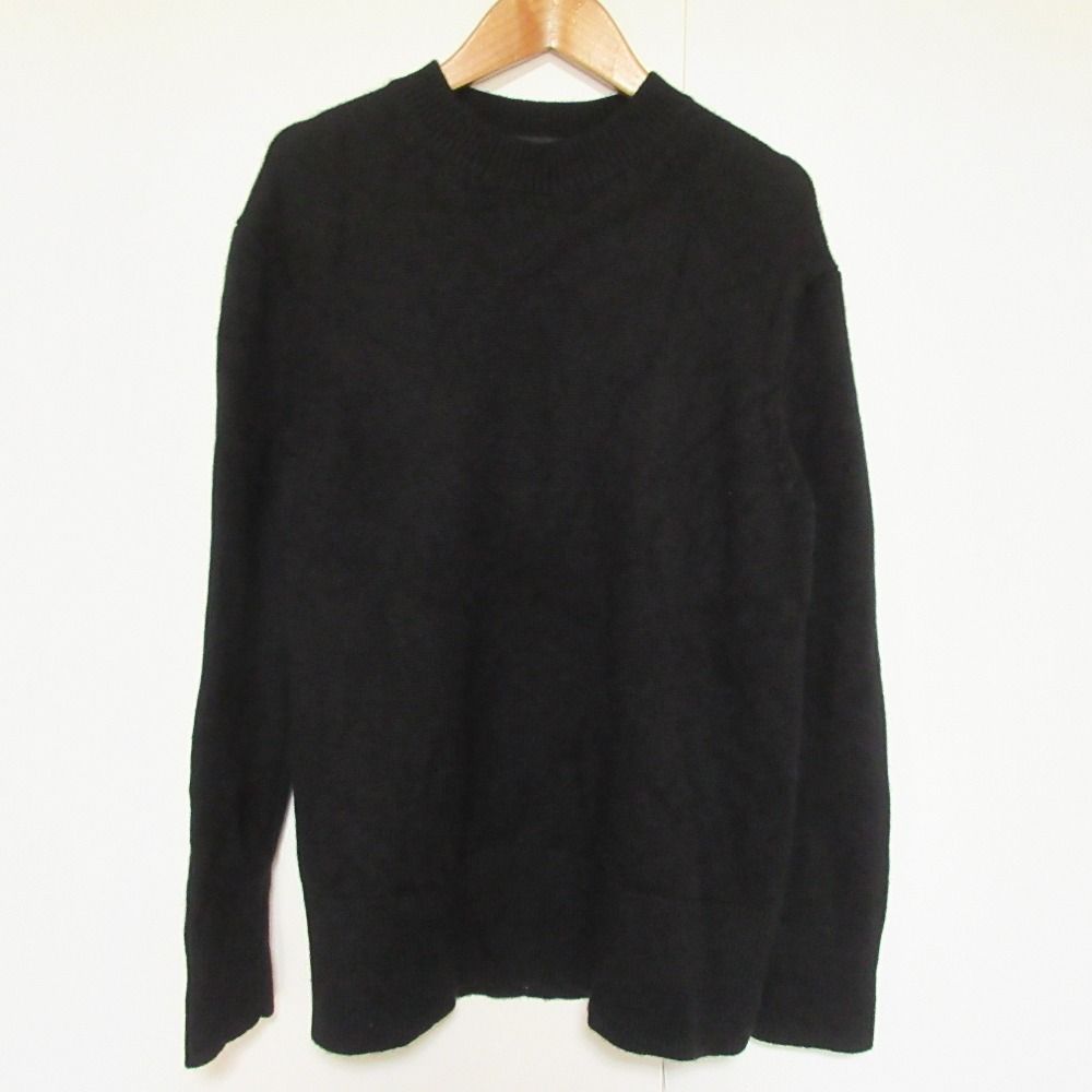 良品 Theory セオリー SOLID CREW CASHMERE カシミヤ100％ ニット セーター Sサイズ ブラック レディース 古着 中古 USED