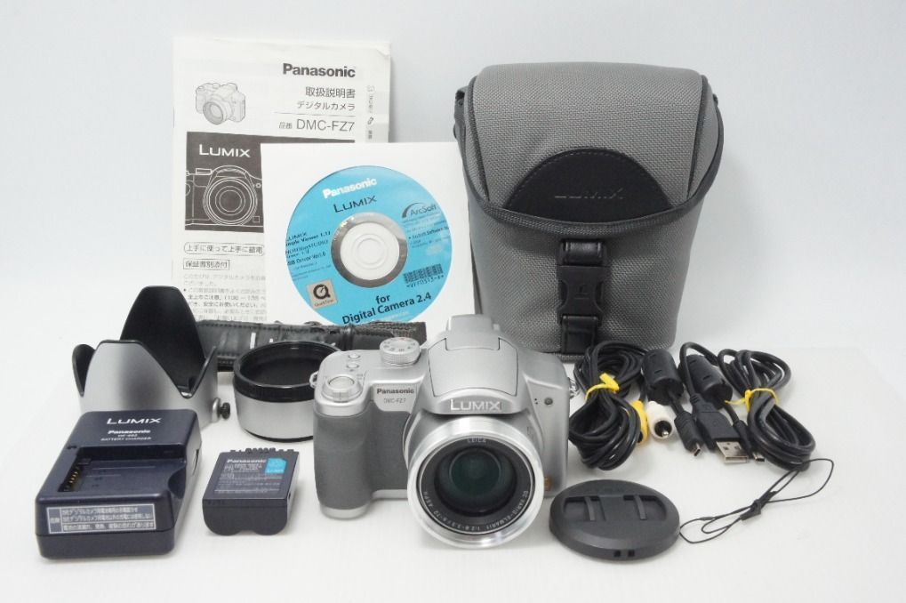 良品 Panasonic パナソニック LUMIX DMC-FZ7-S デジタルカメラ シルバー ケース付 260728s 8,745円
