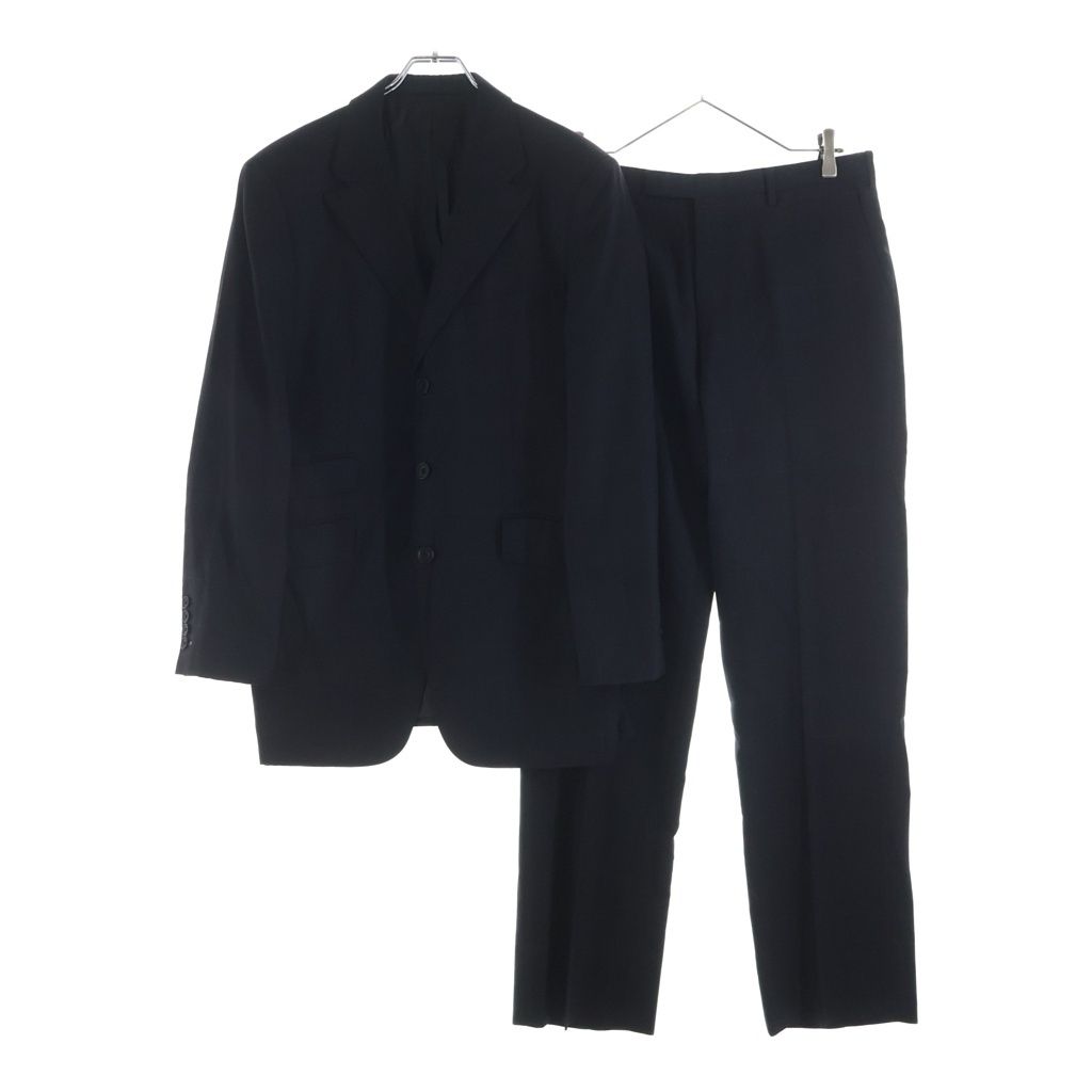 BURBERRY BLACK LABEL (バーバリー ブラックレーベル) ブロックチェック セットアップ スーツ 3Bテーラードジャケット スラックス パンツ ブラック BMD24-309-09