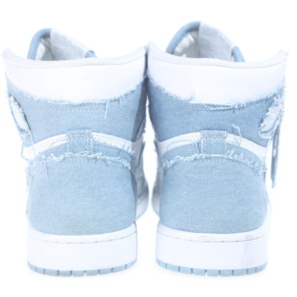 NIKE (ナイキ) WMNS AIR JORDAN 1 HIGH OG DENIM DM9036-104 ウィメンズ エアジョーダン1 デニム ハイカットスニーカー ホワイト/インディゴ US11.5/28.5cm
