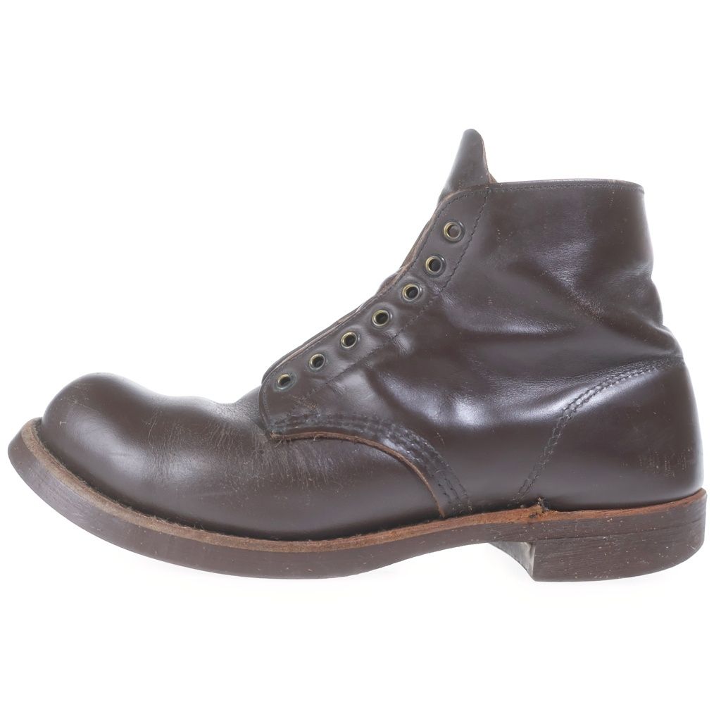 RED WING (Red Wing) 90S VINTAGE Back Square Dog Tag Irish Setter Classic Work Short Boots Brown