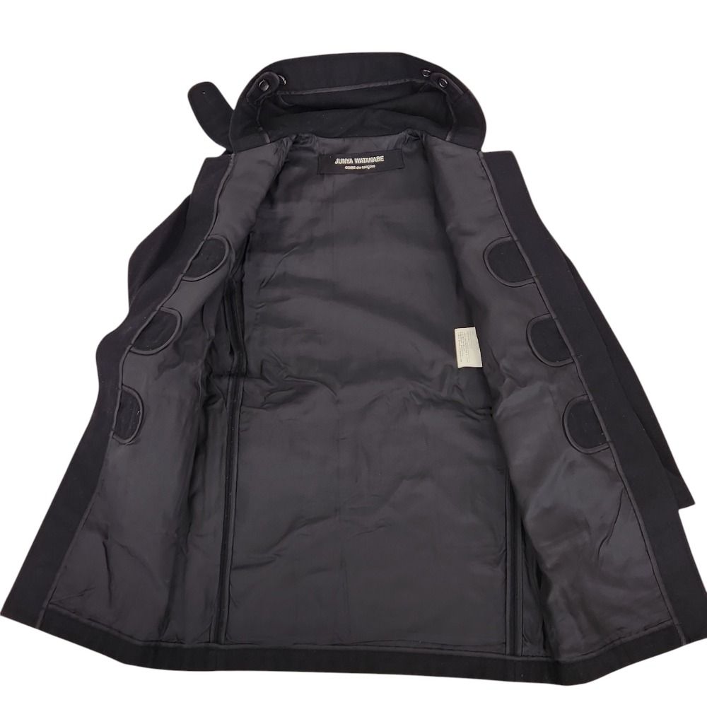 良品 JUNYA WATANABECOMME des GARCONS ジュンヤワタナベ コムデギャルソン ウール ダッフルコート AD2008 JB-C043 ブラック レディース 古着 中古 USED 良品 JUNYA WATANABECOMME des GARCONS ジュンヤワタナベ コムデギャルソン ウール ダッフルコート AD2008 JB-C043 ブラック レディース 古着 中古 USED