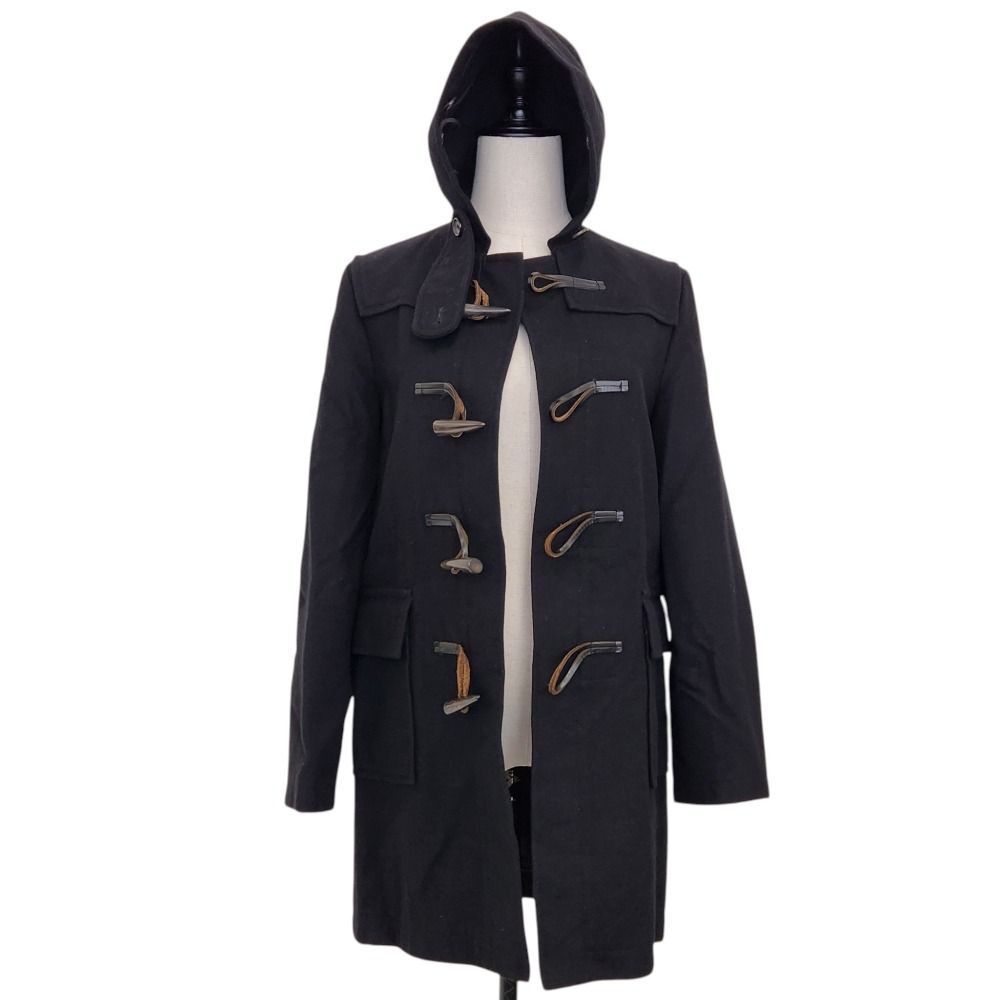 良品 JUNYA WATANABECOMME des GARCONS ジュンヤワタナベ コムデギャルソン ウール ダッフルコート AD2008 JB-C043 ブラック レディース 古着 中古 USED 良品 JUNYA WATANABECOMME des GARCONS ジュンヤワタナベ コムデギャルソン ウール ダッフルコート AD2008 JB-C043 ブラック レディース 古着 中古 USED