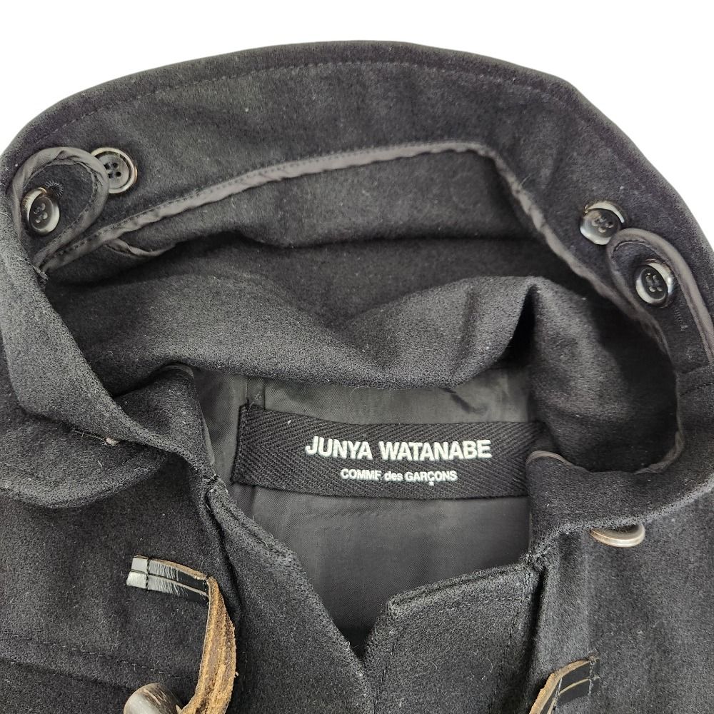 良品 JUNYA WATANABECOMME des GARCONS ジュンヤワタナベ コムデギャルソン ウール ダッフルコート AD2008 JB-C043 ブラック レディース 古着 中古 USED 良品 JUNYA WATANABECOMME des GARCONS ジュンヤワタナベ コムデギャルソン ウール ダッフルコート AD2008 JB-C043 ブラック レディース 古着 中古 USED