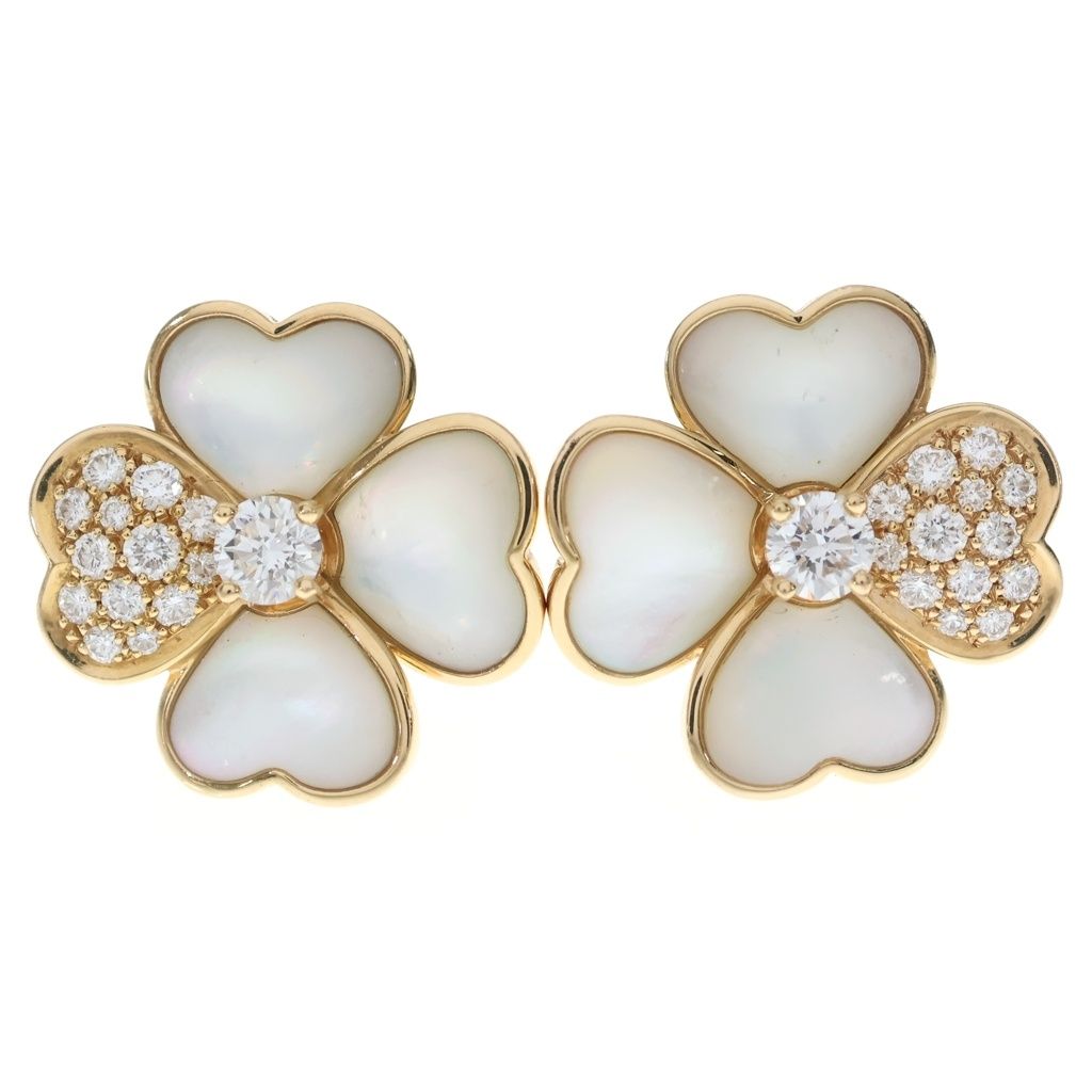 Van Cleef & Arpels (ヴァンクリーフアンドアーペル) コスモス イヤリング ピアス ピンクゴールド VCARO5BX00 770,000円