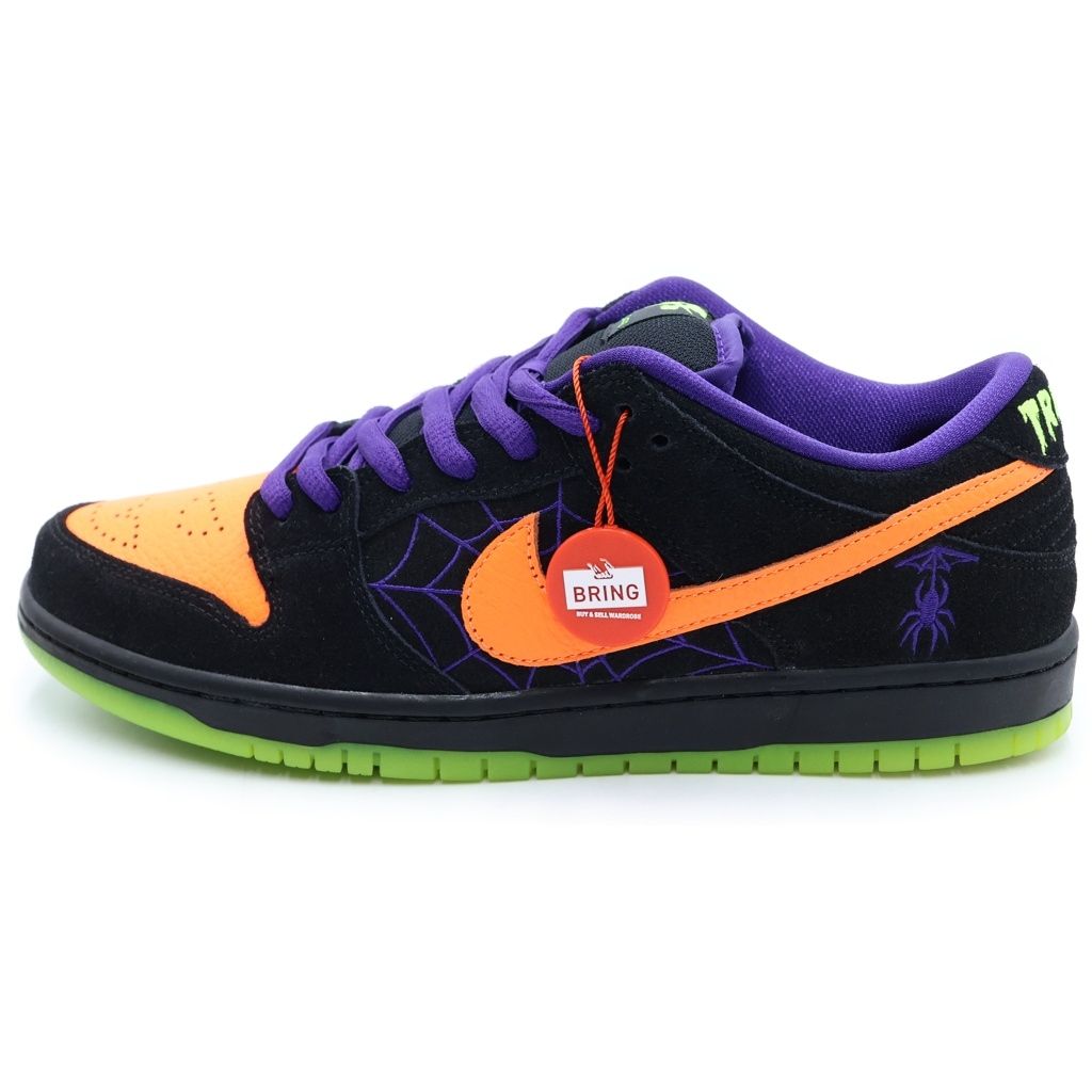 NIKE SB (ナイキエスビー) DUNK LOW NIGHT OF MISCHIEF BQ6817-006 ダンク ロー ナイト オブ ミスチーフ ローカットスニーカー ブラック/パープル US9.5/27.5cm 32,819円