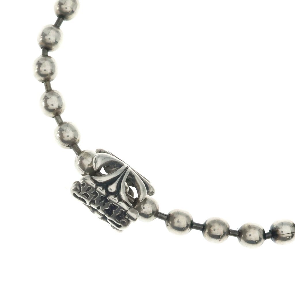 Bill Wall Leather/BWL (ビルウォールレザー) STAINLESS BALL CHAIN NECKLACE ロゴトップ ステンレス ボールチェーンネックレス 19inch シルバー - 29,223円
