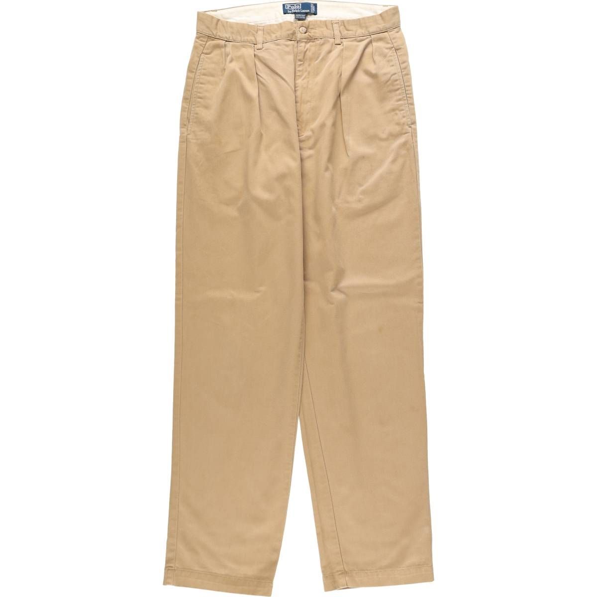古着 ラルフローレン Ralph Lauren POLO by Ralph Lauren ANDREW PANT ツータック チノパンツ メンズw32相当/eaa664667 6,717円