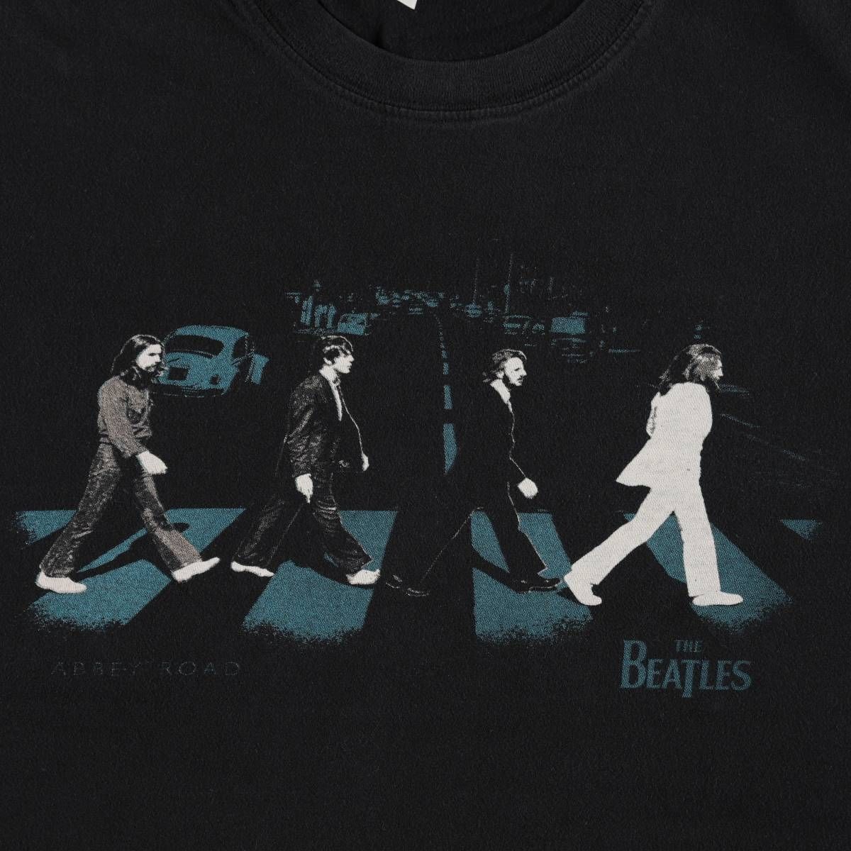 古着 00年代 THE BEATLES ビートルズ ABBEY ROAD バンドTシャツ バンT メンズXL相当/eaa658448