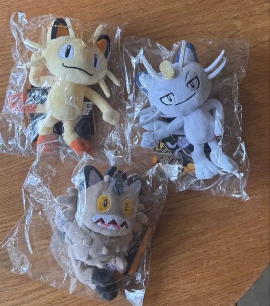 ポケットモンスター ニャース アローラニャース ガラルニャース キーホルダー ぬいぐるみ マスコット セット 出品