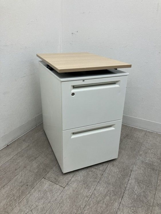 【中古品】オカムラ インワゴン DN0006P ホワイト
