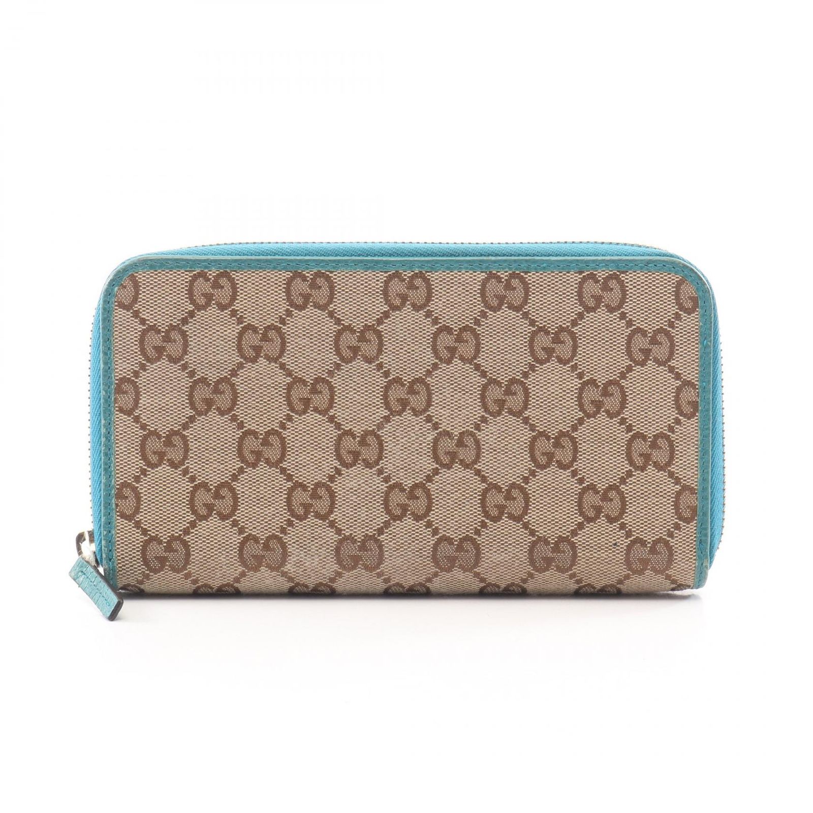 GUCCI グッチ GGキャンバス ラウンド長財布